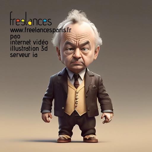 Pao mise en page internet vidéo illustration 3d serveur image IA générative AI freelance paris studio de création magazines 95GXF2C0